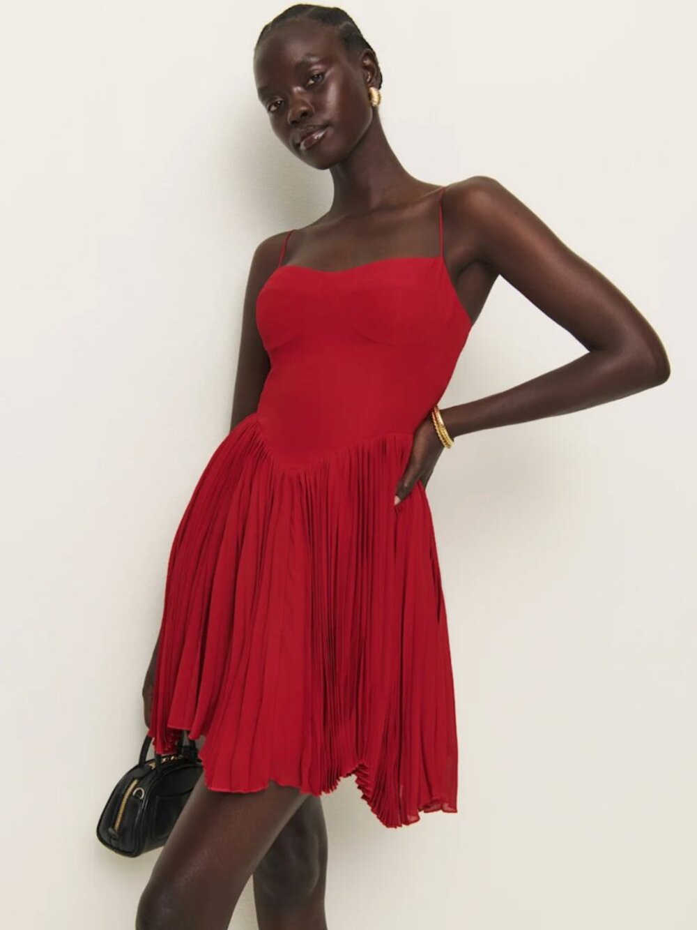 Reformation Ezlynn RED Dress Sangre - Size 6 like new!!